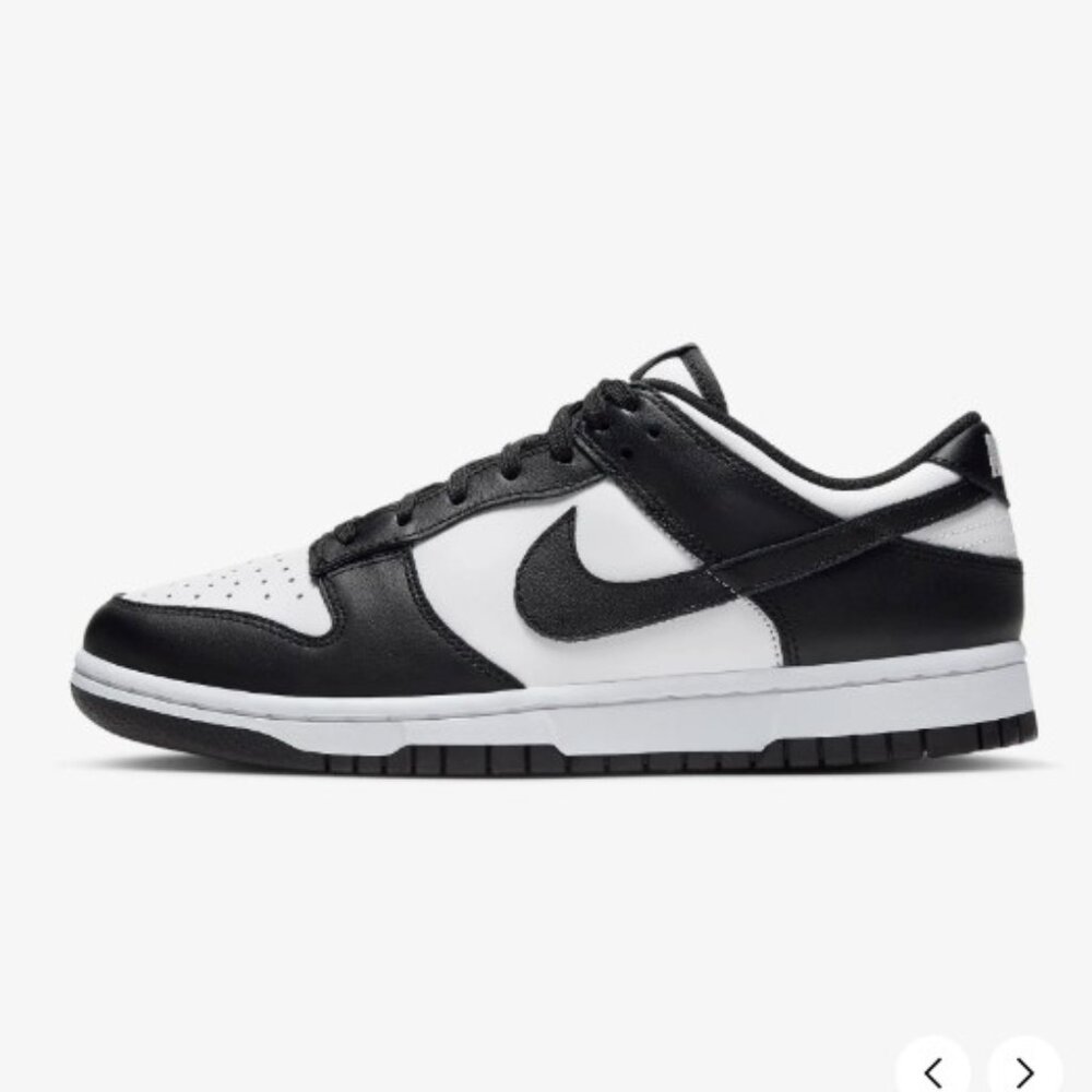 Nike Dunk Low-Black and White- size 9